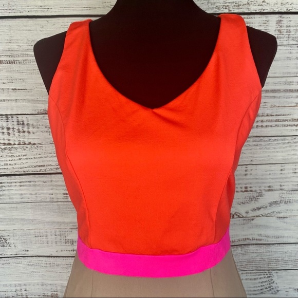 CYNTHIA ROWLEY Bright Color block Racerback Dress - Picture 2 of 8